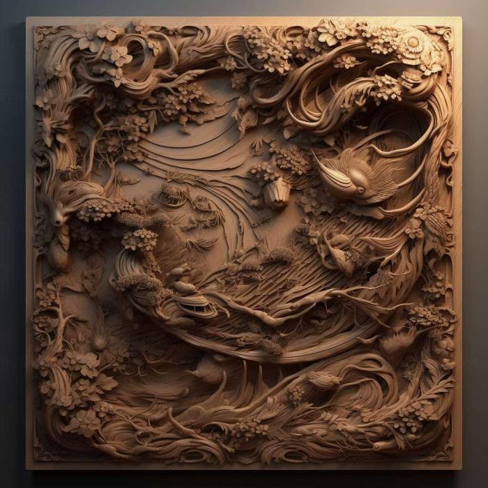 نموذج ثلاثي الأبعاد لآلة CNC 3D Art 